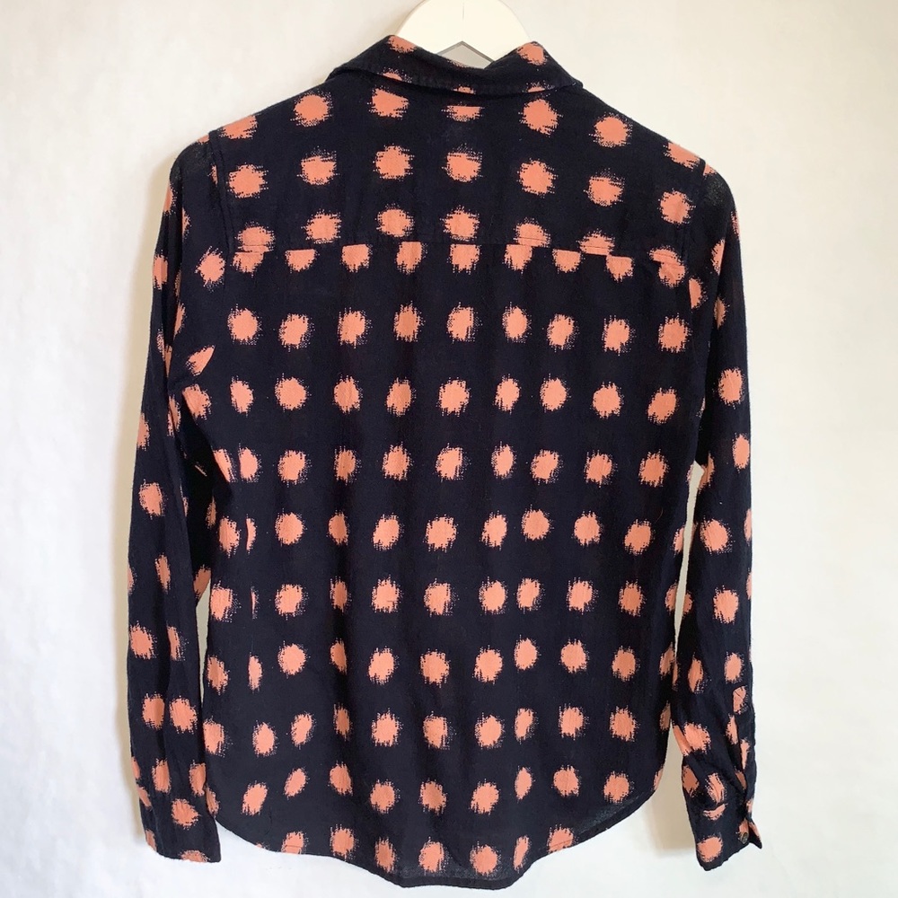 J.Crew Polly Popover in Silk-Screen Dot - Picture 4 of 8